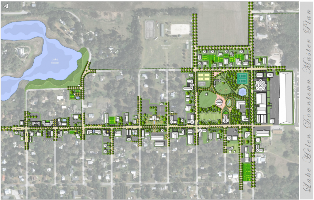 Overhead view of Master Plan