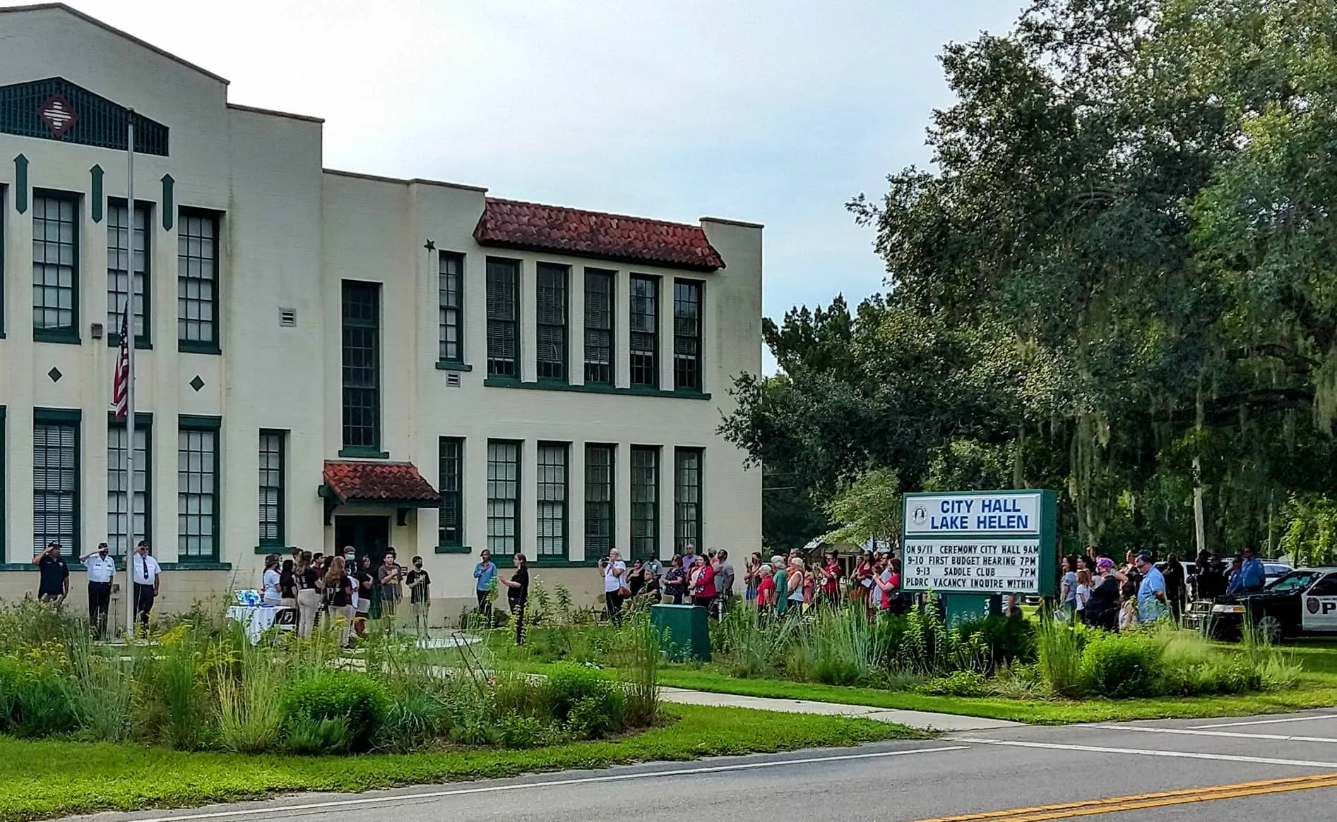 City Hall People Gathering